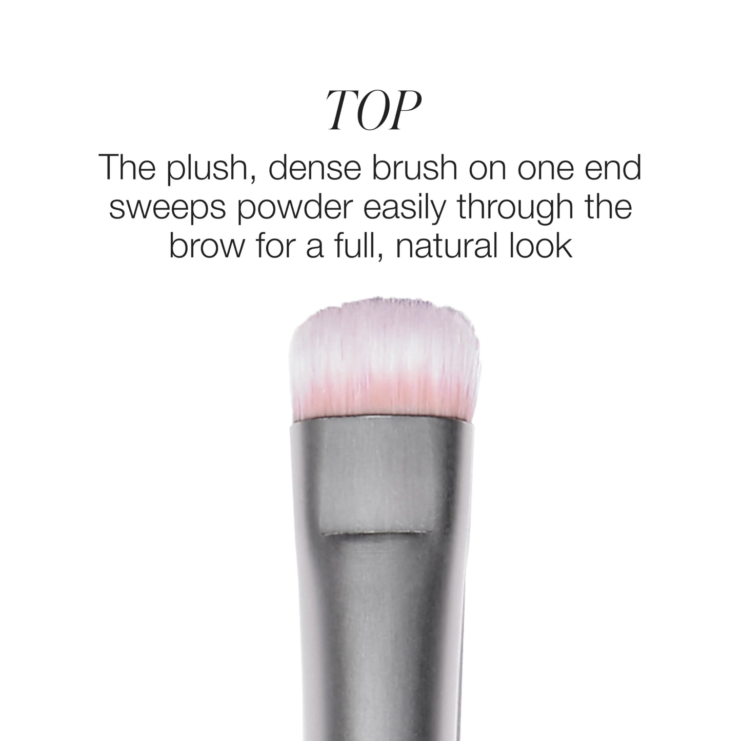 RMS Beauty Back2Brow Brush - Eyebrow Makeup Brush with Spoolie, Eyebrow Brush, Make Up Brush, Brow Brushes for Eyebrows, Eyebrow Pencil Powder Brush