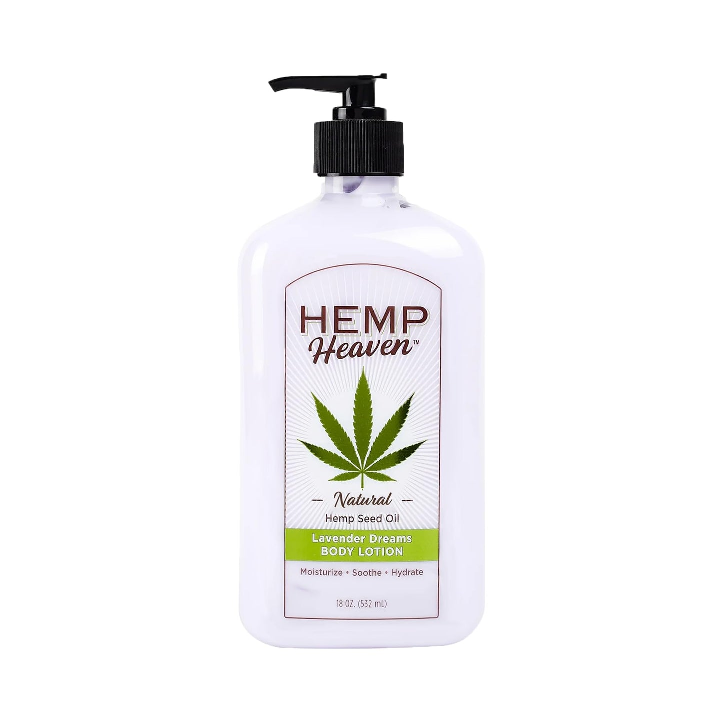 Hemp Heaven Moisturizing Body Lotion - Lavender dreams made with Natural Hemp Seed Oil For Men & Women,18 Oz