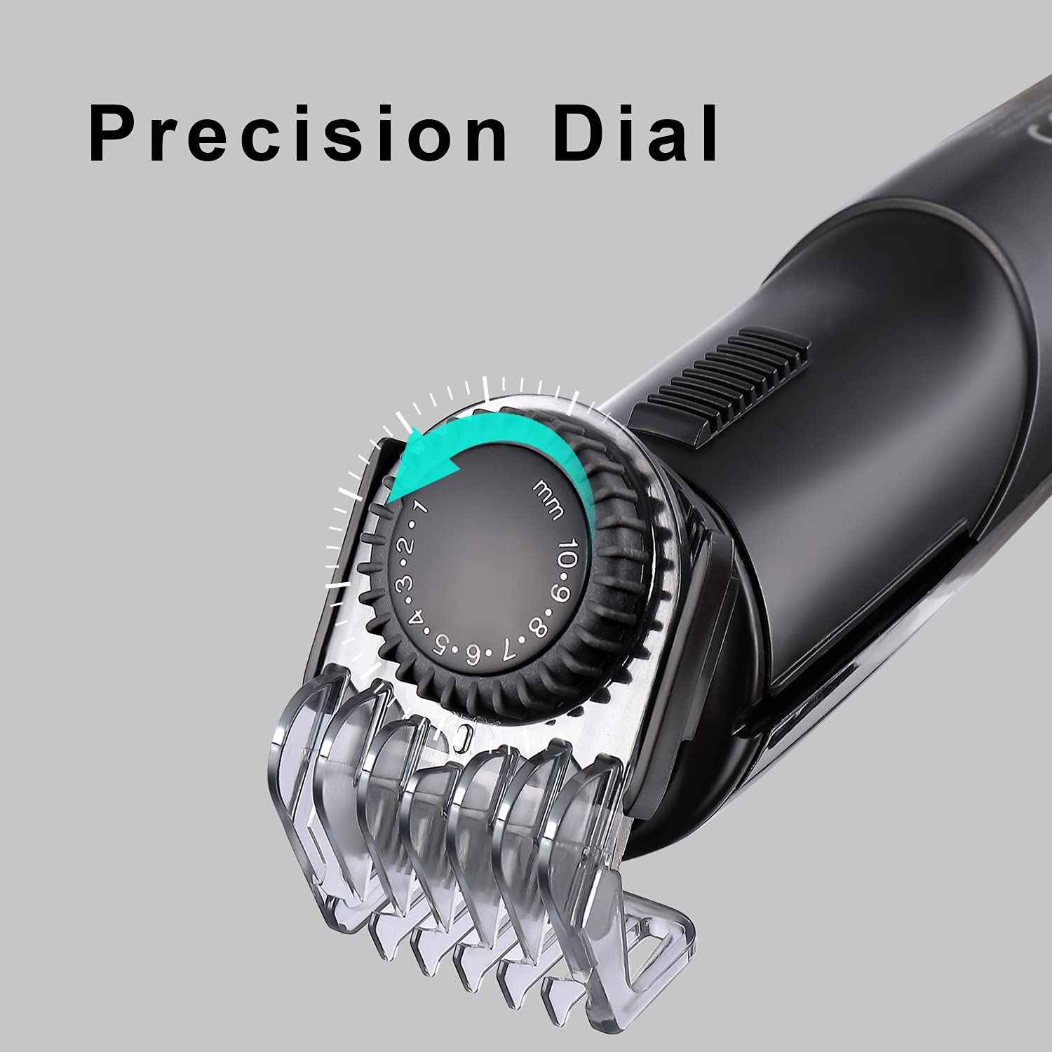 Hatteker Mens Beard Trimmer Grooming kit Hair Trimmer Mustache Trimmer Body Groomer for Nose Ear Facial Hair Cordless Waterproof 5 in 1