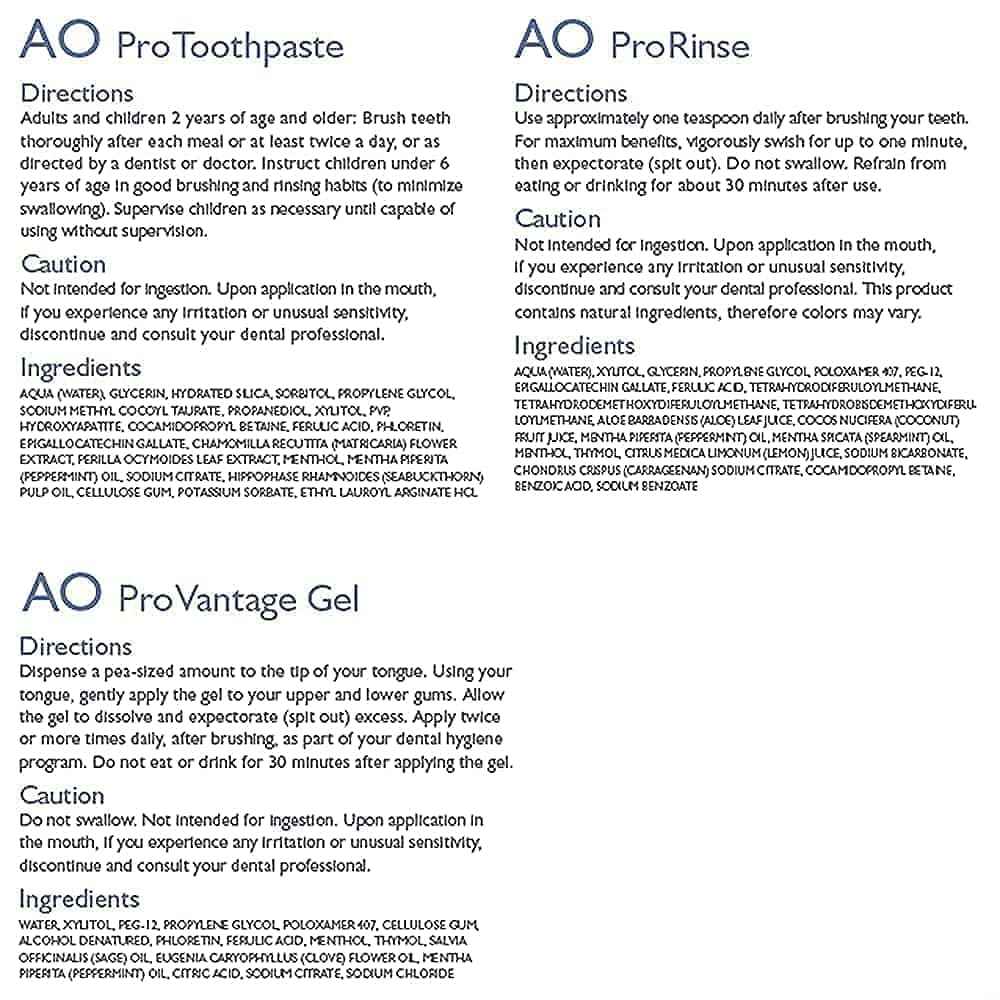 PerioSciences Natural Mouthwash Rinse Oral Care Pre Brush - Mint Anti Cavity Dry Mouth Plaque Remover for Healthier Gum Tissue & Teeth Enamel Protection - AO Dentist Recommended Clean - Pack of 2