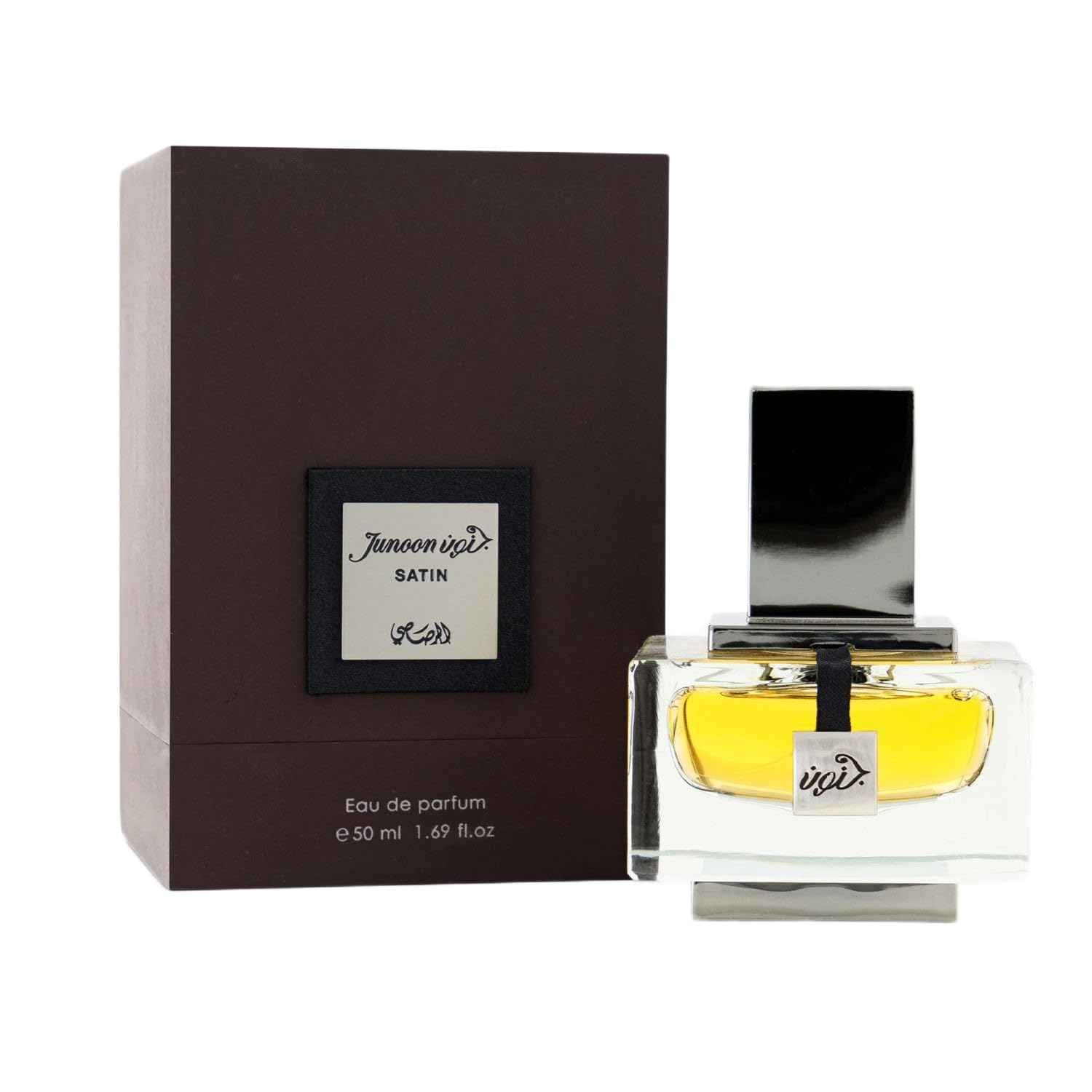 RASASI Junoon Satin for Men Eau de Parfum Spray, 1.7 Ounce