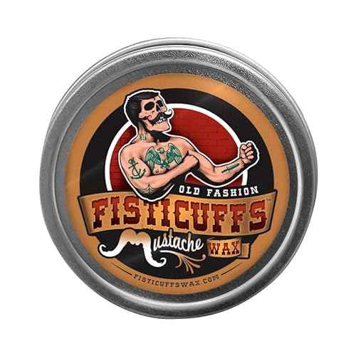 Grave Before Shave Fisticuffs Original scent Stronghold Mustache Wax 1oz. tin