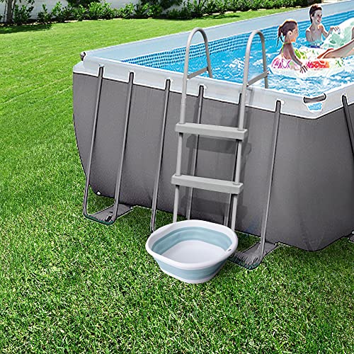Collapsible Foot Bath Basin for Above Ground Pools - Large Capacity