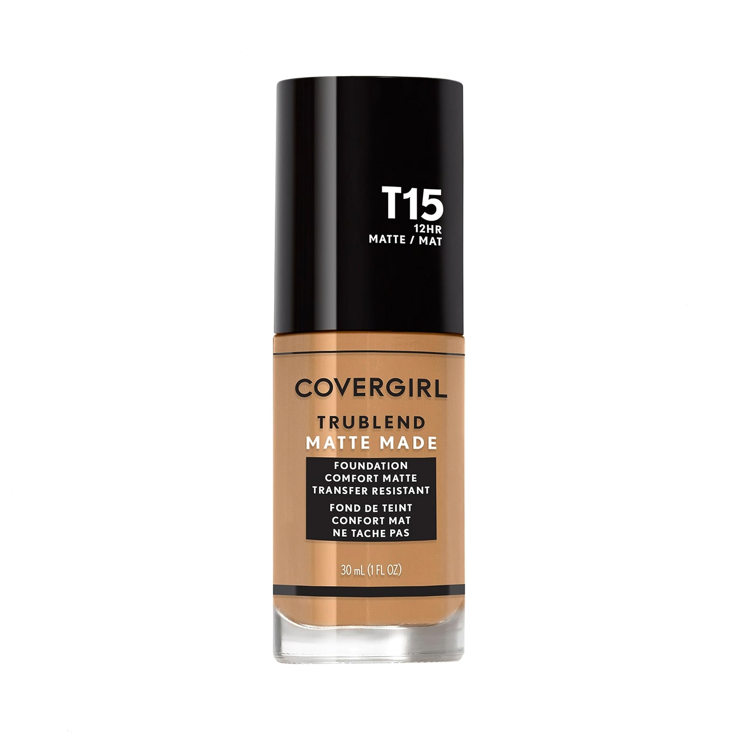 COVERGIRL TruBlend Matte Made Liquid Foundation, Golden Honey, 1 Fl Oz (Pack of 1)