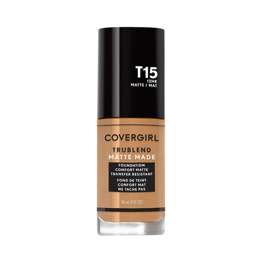 COVERGIRL TruBlend Matte Made Liquid Foundation, Golden Honey, 1 Fl Oz (Pack of 1)