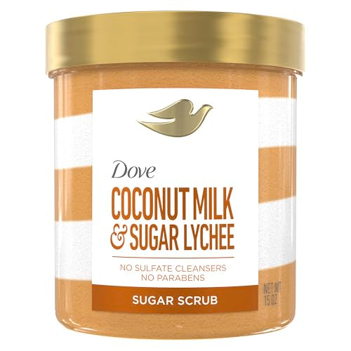 Dove Sugar Body Scrub Coconut & Lychee 15 oz