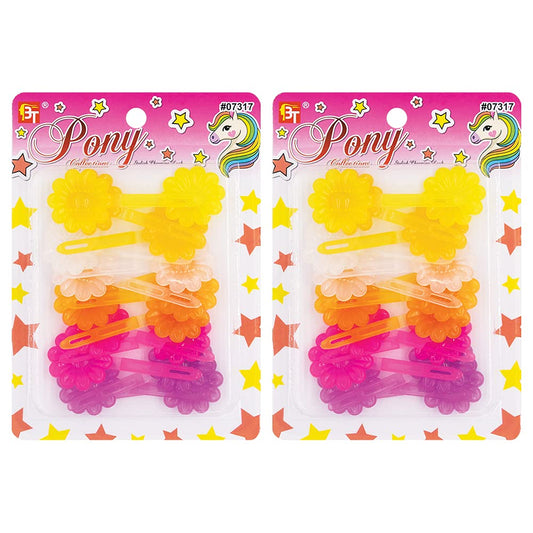 Hair Clips Barrettes Colorful Head Pins Accessories for Kids Children Girls Toddlers Women All Ages (Clear Assorted - 32 Pcs)