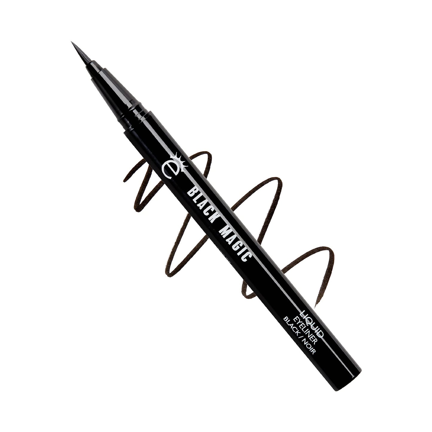 Eyeko Black Magic Liquid Eyeliner, Carbon Black - Intense - Precision Felt Tip Brush - Vegan 0.4ml