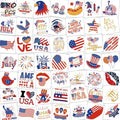 4th of July Temporary Tattoos for Kids - 180pc Patriotic Set