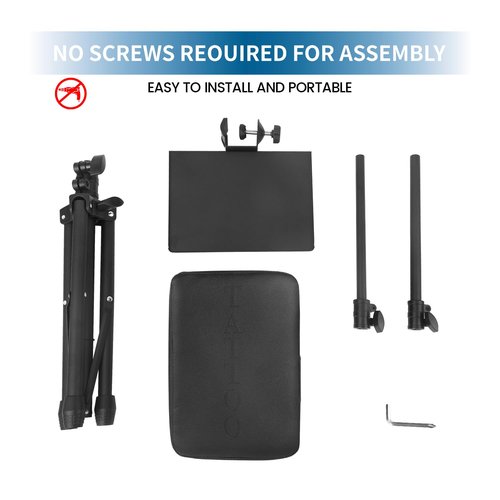 Tattoo Armrest Stand Tripod Adjustable Height Tattoo Arm Holder Adjustable Portable Tattoo Arm Leg Rest Soft Sponge Pad for Studio Salon Tattoo Supplies