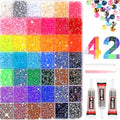 52000 Pcs 3mm Resin Rhinestones, 42 Colors with B7000 Glue & Tools