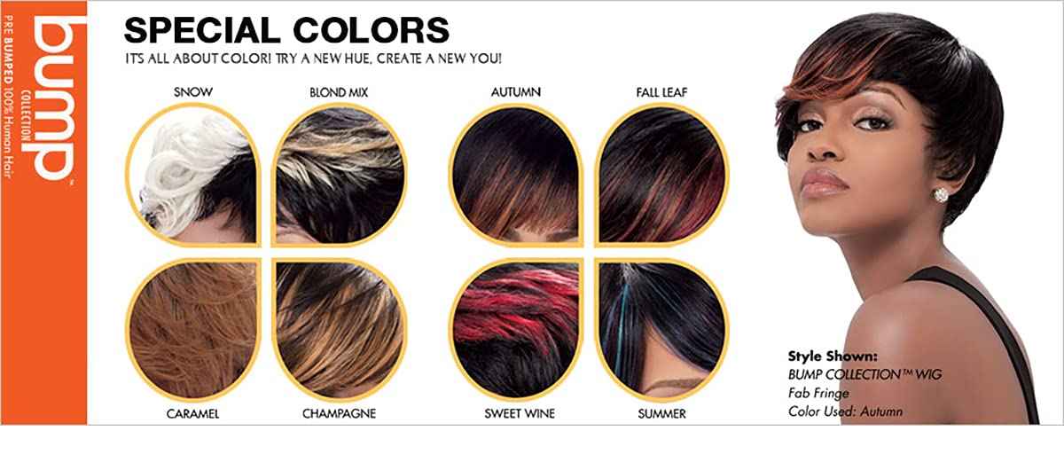 Human Hair Wig Sensationnel Premium Now Bump Fab Fringe (CHAMPAGNE)