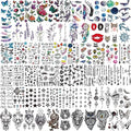 66 Sheets 430+ PCS Temporary Tattoos Stickers - Waterproof