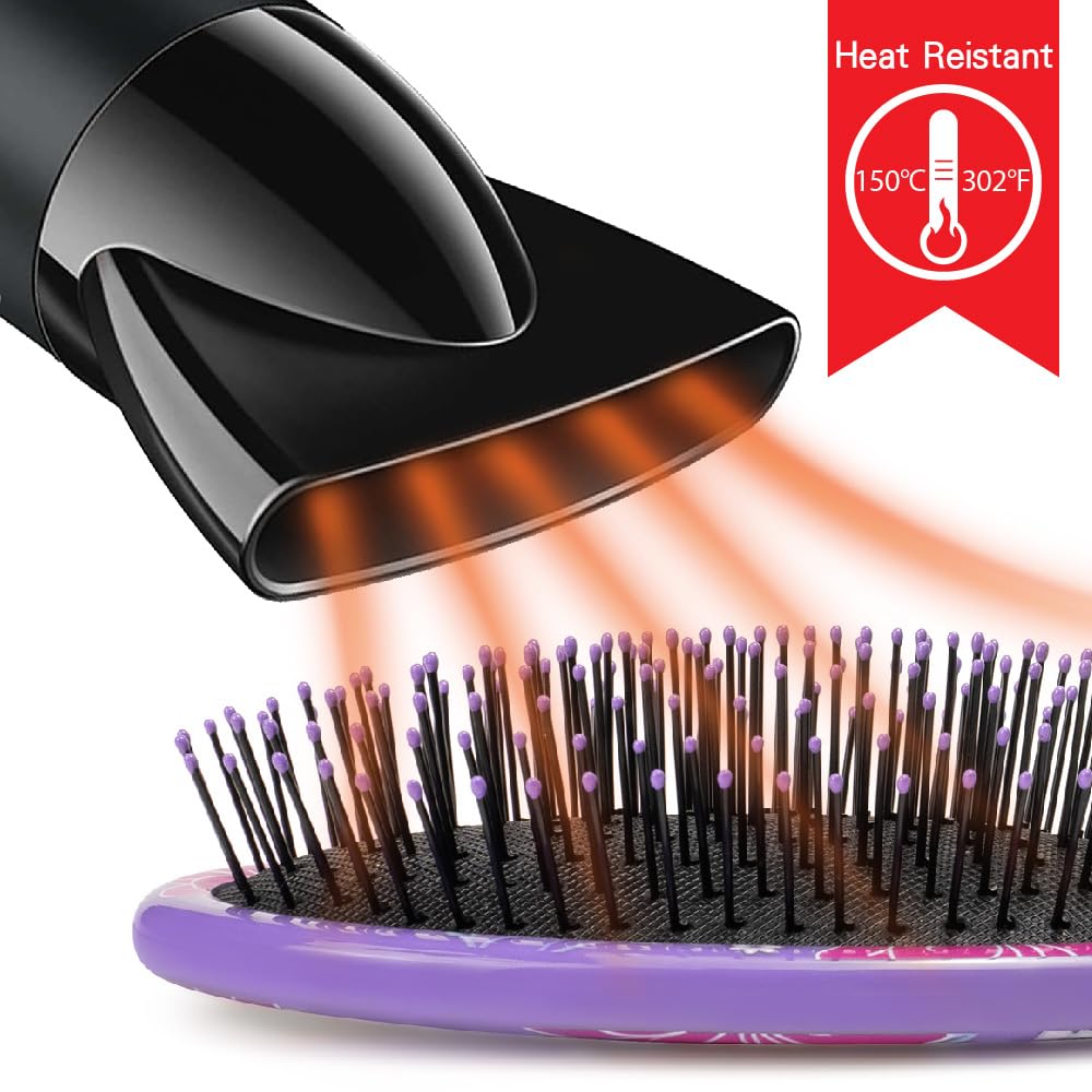 MagicSpell Pro 2 BRUSH-Set for All Hair Types (Purple & Mint Green)