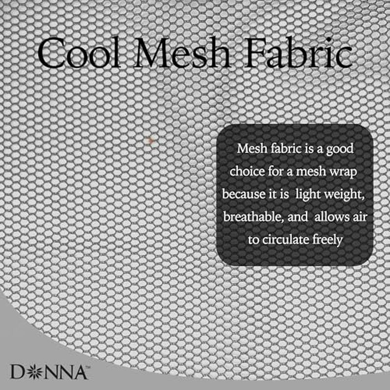 DONNA Argan Mesh Wrap - Black Hair Wrap for Women