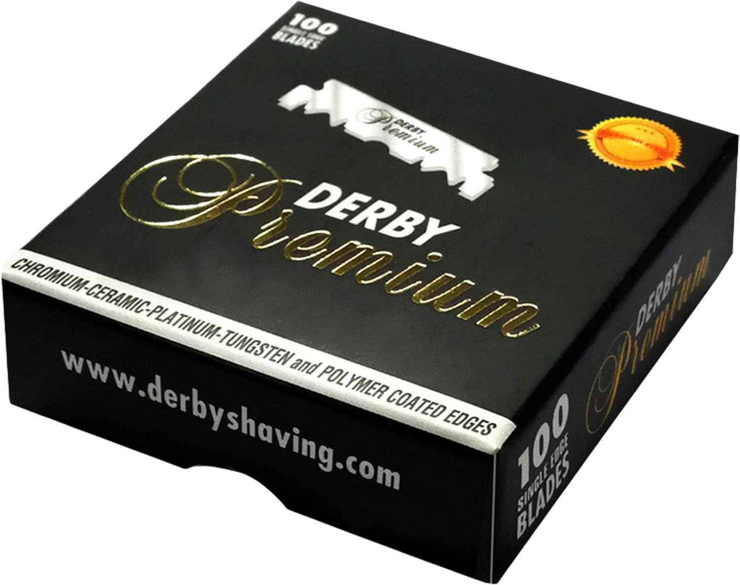 400 "Derby Premium" Single Edge Razor Blades for straight razor