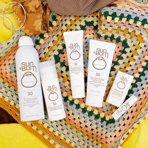 Sun Bum SPF 30 Mineral Sunscreen Lip Balm | Vegan and Hawaii 104 Act Compliant (Octinoxate & Oxybenzone Free) Broad Spectrum Natural Lip Care with UVA/UVB Protection | .15 oz