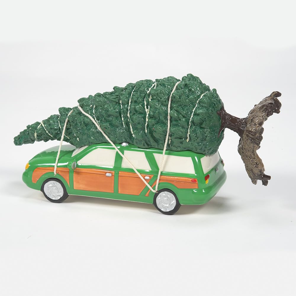 Department 56 National Lampoon Christmas Vacation The Griswold Family Tree Accessory Figurine, Brown, Green