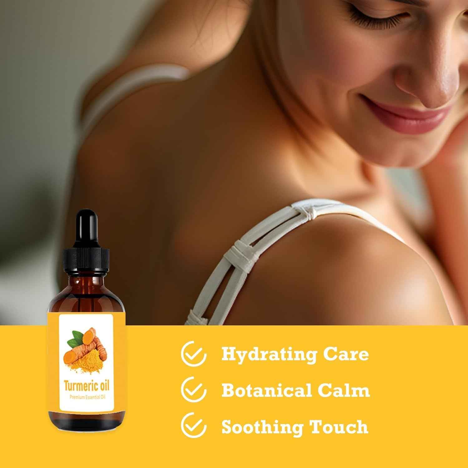 Turmeric Wash and Care 4-Piece Set – Facial Cleanser with Brush, Soap Bars , Soft Face Cleansing Pads and Turmeric Oil – Turmeric Face Wash Kit, Turmeric Skincare Set