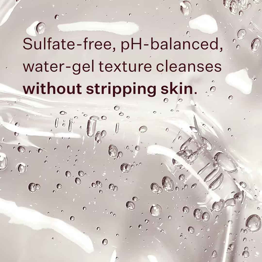 Peach & Lily - Power Calm Hydrating Gel Cleanser (3.38 oz) - Face Wash & Facial Cleanser - Light Makeup Remover - Chamomile, Cucumber Fruit & Cica - Self Care - Vegan & Cruelty Free - Korean Skincare