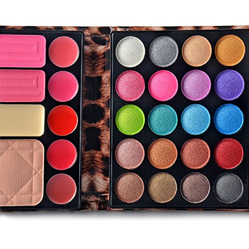 29 Color Makeup Kit with Eyeshadow, Lip Gloss & Blush