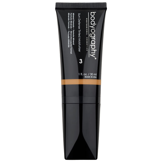 Bodyography Sun Defense Tinted Moisturizer - Nourishes and Defends Skin (Dark)