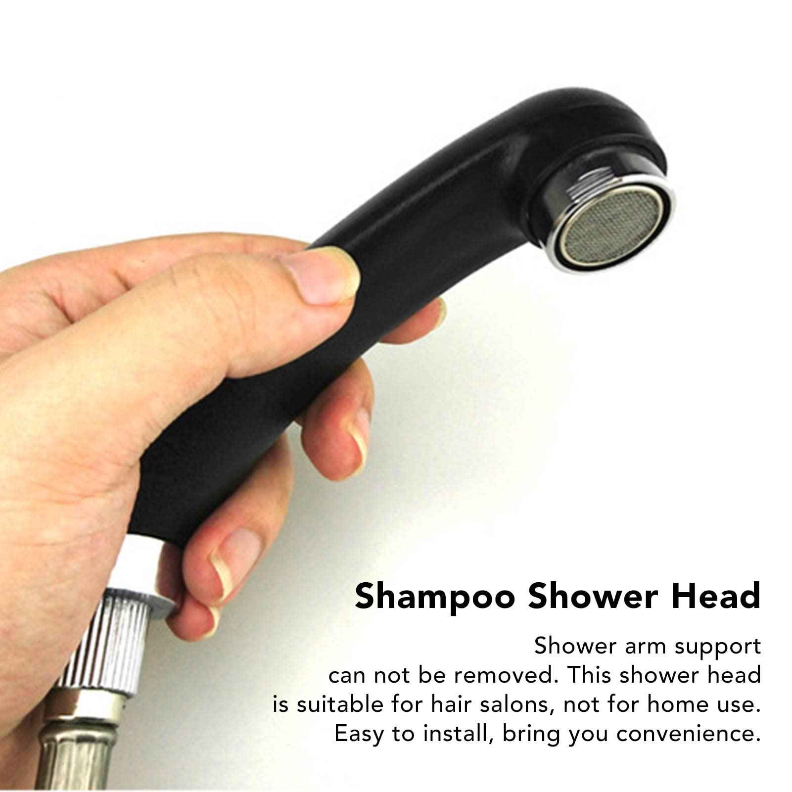 Professional Hair Salon Shampoo Bowl Shower Head with Hose Accessory, Non Pressurized Nozzle, Flexible Hose, for Barber Shop Shampoo Bed