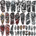Waterproof Temporary Tattoos - 77 Sheets Realistic Fake Tattoos