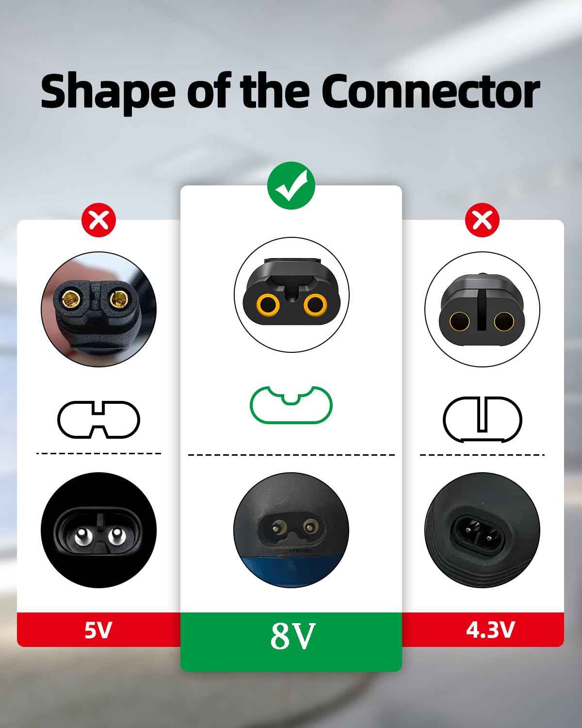 8V Power Cord Fit for Philips Norelco One Blade HQ850 QP2630 QP2530 Shaver Razor Trimmer Power Charging Adapter