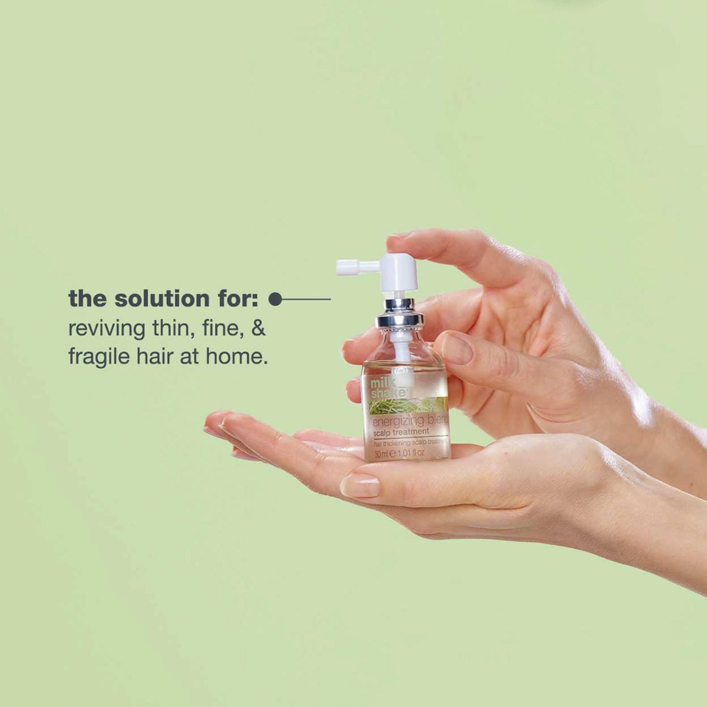 milk_shake Energizing Blend Hair Thickening Scalp Treatment - Revitalizing Volume Treatment for Fine and Fragile Hair, 1.1 Fl Oz