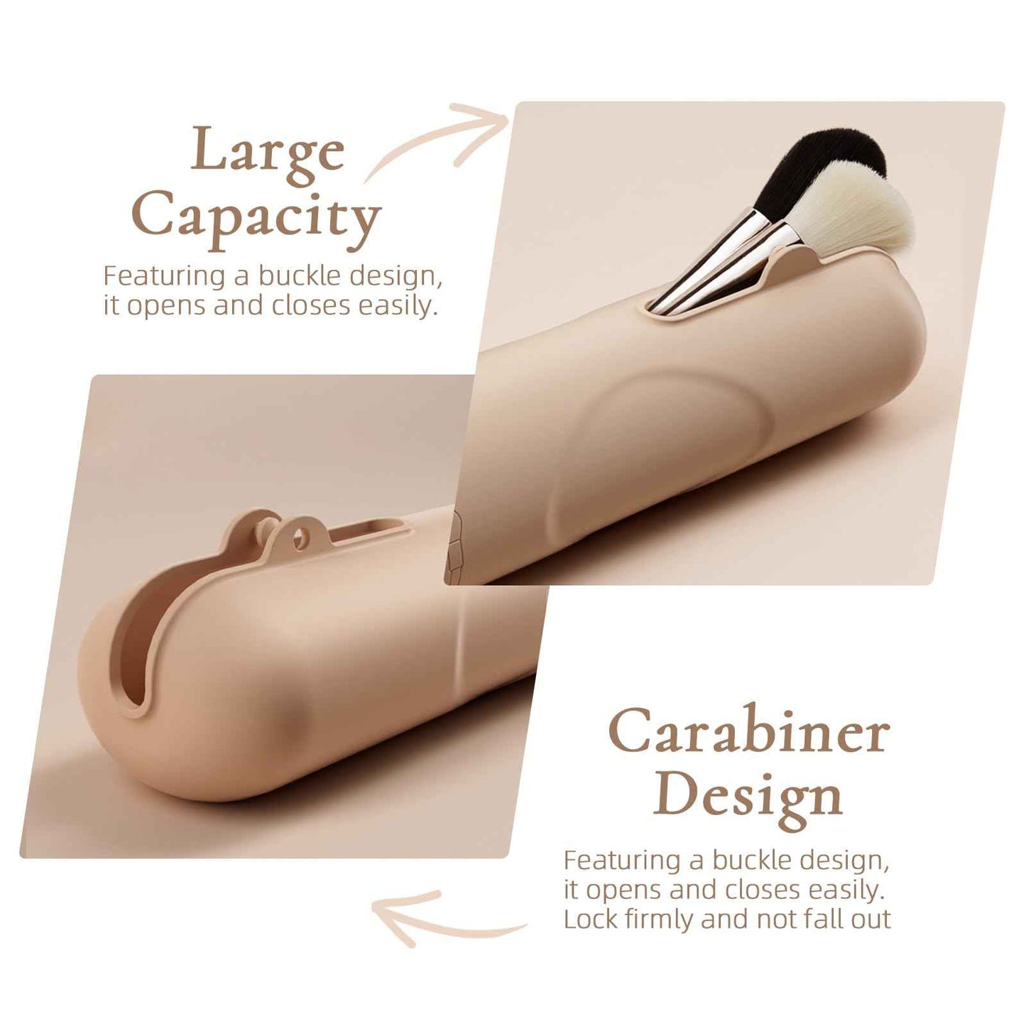 FZHZZ Makeup Organizer Countertop for Vanity, Cosmetic Organizer with Travel Makeup Brush Holder, Skincare Organizer & Storage with Drawers for Bathroom, Beauty Essentials, Eyeshadow, Lotions