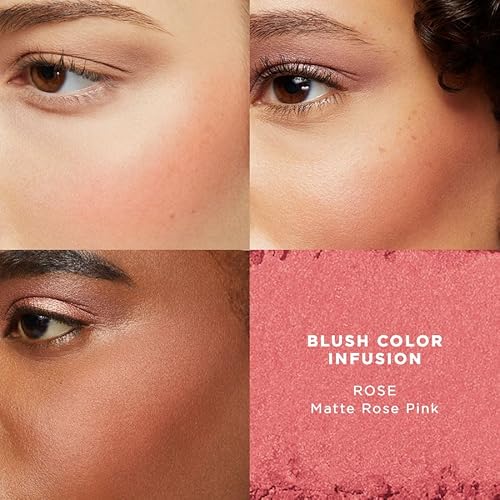 Blush Color Infusion, 10 Hour Wear, Buildable Formula, Pressed Powder Blush for Cheeks, 0.2oz