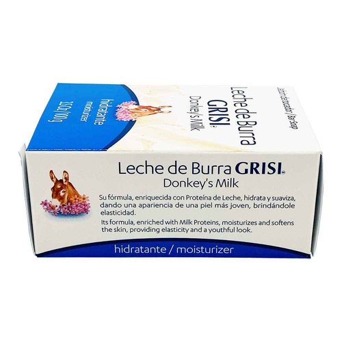 12pk - Donkey's Milk Soap - Jabon Leche de Burra - Grisi (3.5 Oz. X 12 Units) by Grisi