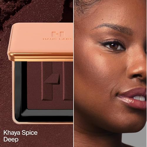 HAUS LABS BY LADY GAGA Power Sculpt Velvet Powder Bronzer - Khaya Spice Deep
