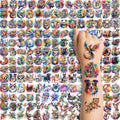 180 Pc Watercolor Animal Temporary Tattoos for Kids