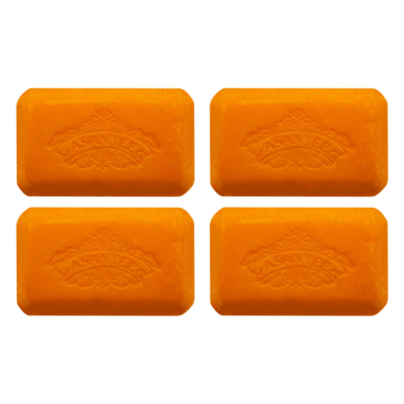 ASANTEE Papaya Soap Reduces Dark Spot Weight 4.4 oz. (Pack of 4)