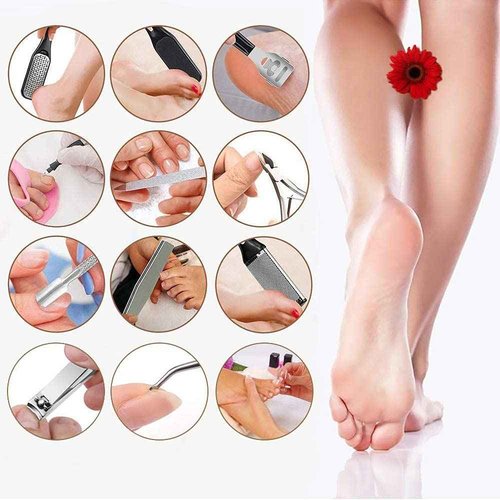 Electric Callus Remover for Feet with Vacuum, Professional Pedicure Tools Kit, Rechargeable Waterproof Foot File for Foot Care Deadskin Remover with 3Heads&2Speed,LCD Display