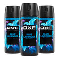 AXE Blue Lavender Body Spray - Long-Lasting Fragrance, 3-Pack 2.9oz