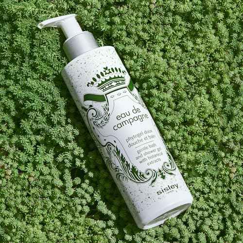Sisley Paris Eau de Campagne Bath and Shower Gel - 250 mL - Gentle, Creamy, Foaming Body Cleanser with Botanical Extracts