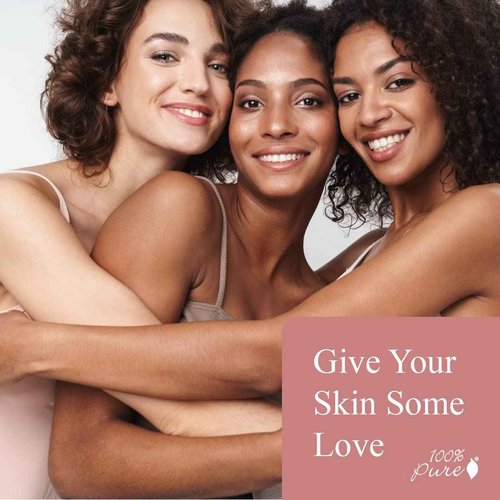 100% PURE Nourishing Body Cream Coconut Lotion Luxurious Dry Skin Hydration & Replenishment, Natural Anti-Aging Moisturizer & Skincare for All Skin Types Women & Men - Vegan - 8 oz