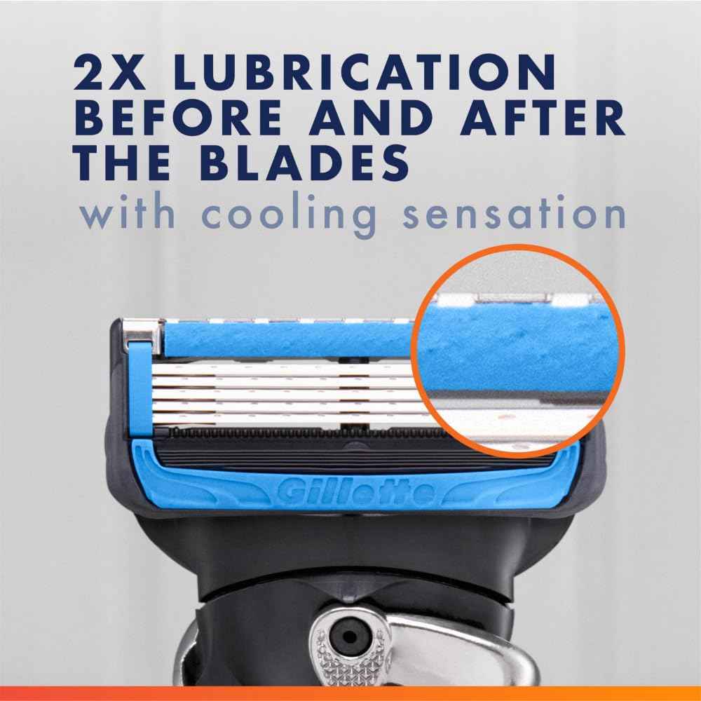 Gillette ProGlide Chill Razor Refills for Men, 8 Blade Refills