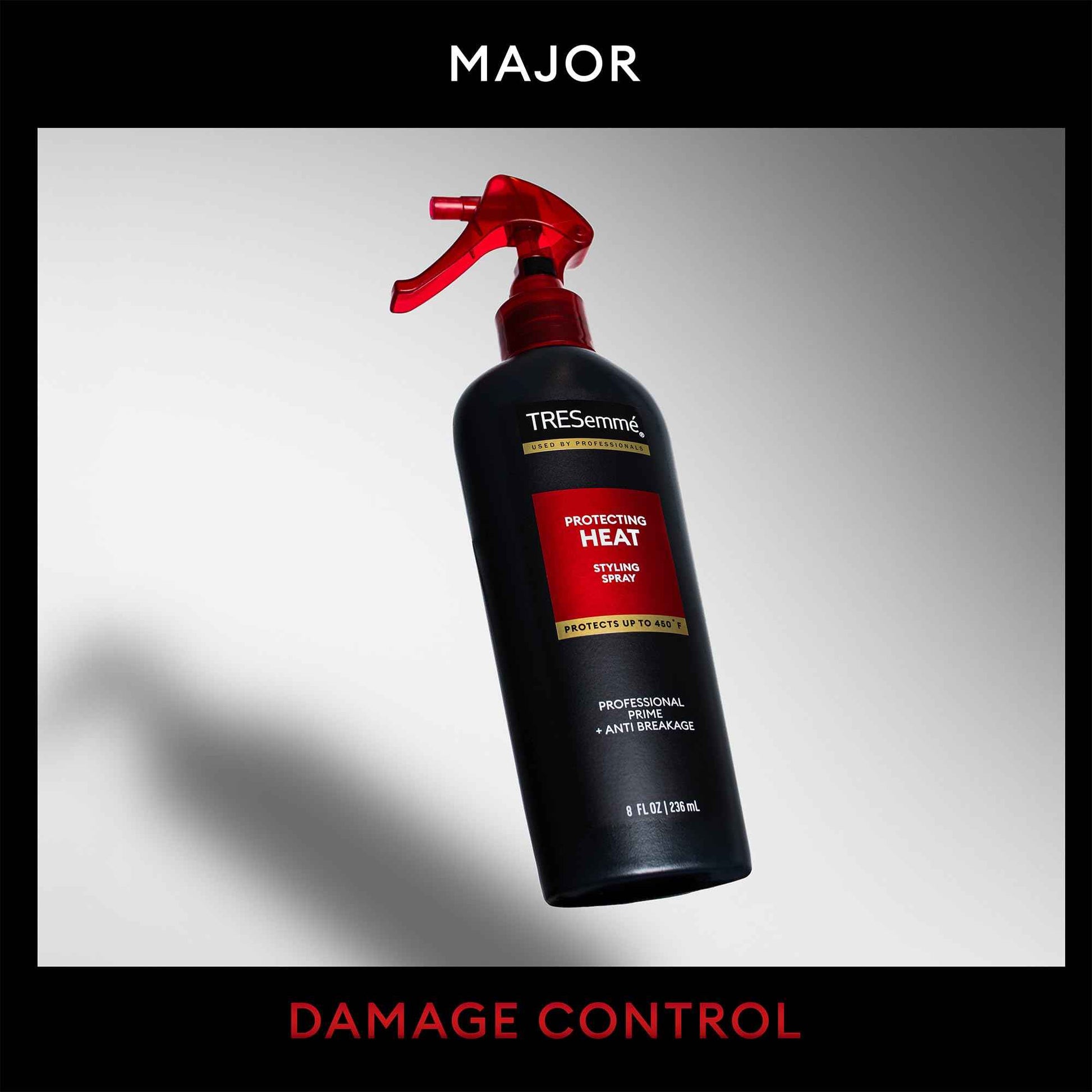 TRESemmé Protecting Heat Spray with Keratin, 3-Pack + Extra Hold Hairspray for Thermal Protection & Frizz Control