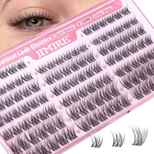 Natural Wispy Lash Clusters 8-12mm Short Eyelash Extensions (120Pcs)