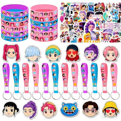96-Piece Kpop Birthday Party Supplies & Fan Merchandise Set