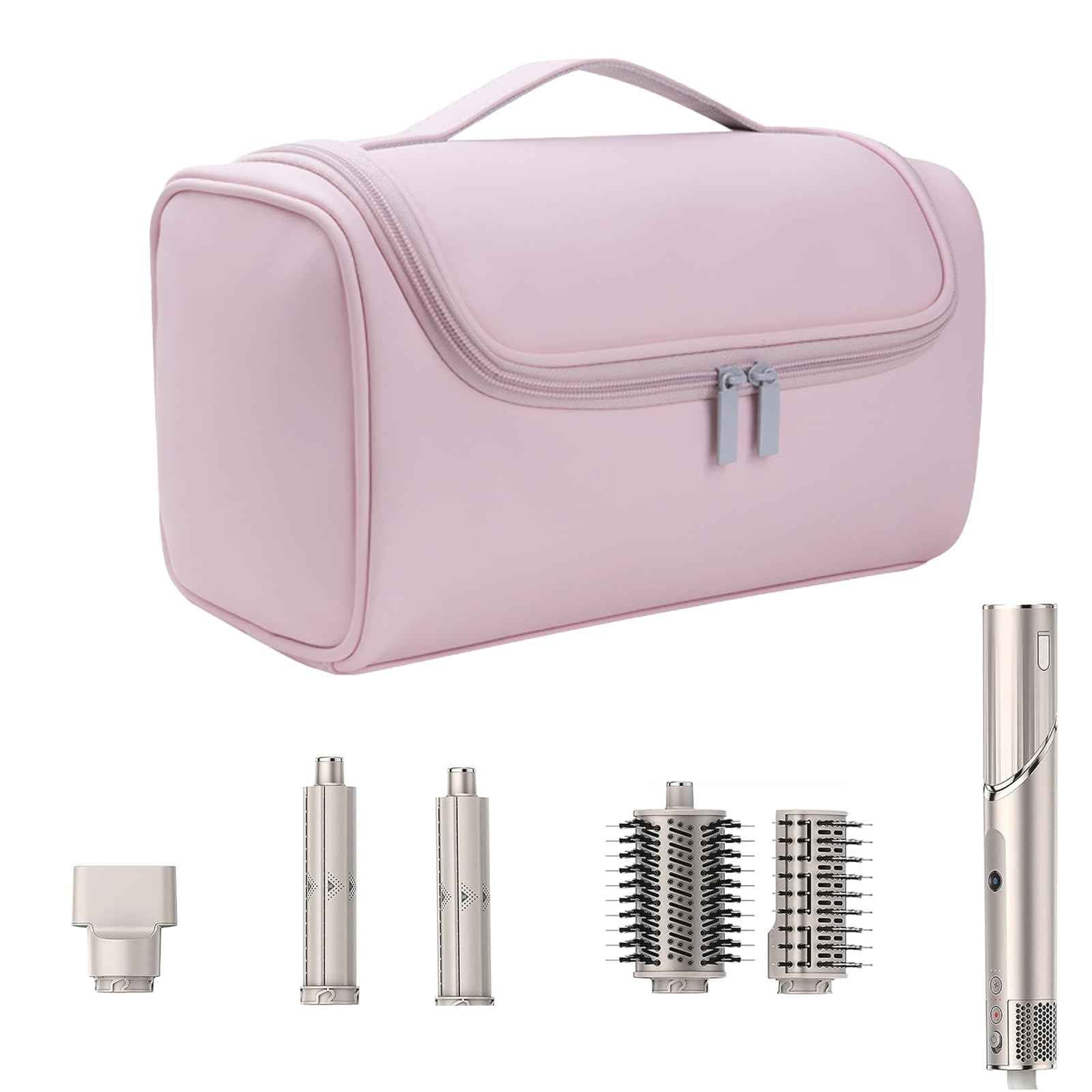 Case For Sharks Flex Style - Travel Case Compatible With Airwrap, PU Storage Bag For Hair Tools, Portable Travel Organizer Airwrap Stylist