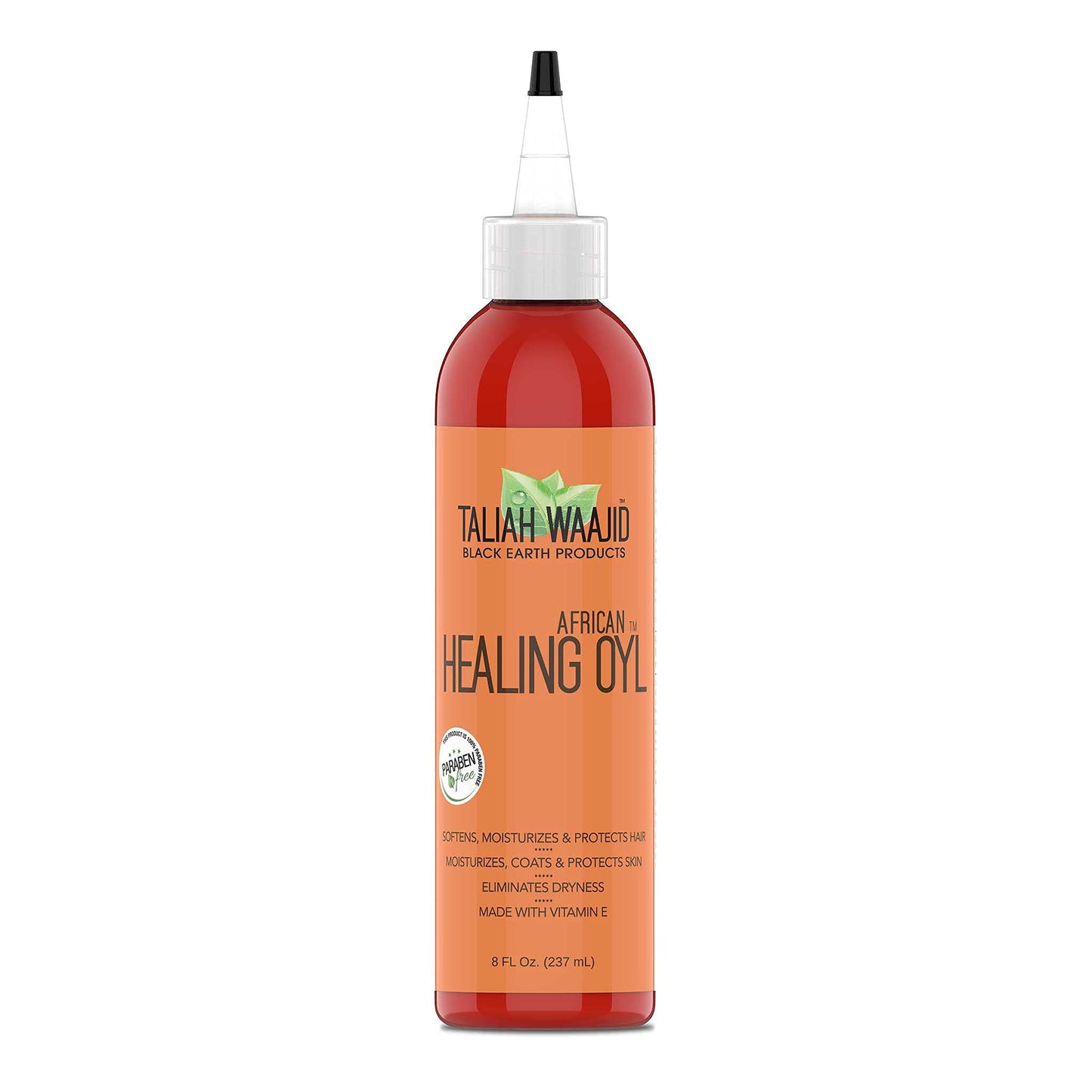 Taliah Waajid Black Earth Products African Healing Oyl | Total Body Oil | Softens, Moisturize, Coats, and Protects Hair & Skin | Infused with Vitamin E, Olive Oil, and Sunflower Oil- 8oz (T128) 4-Pack