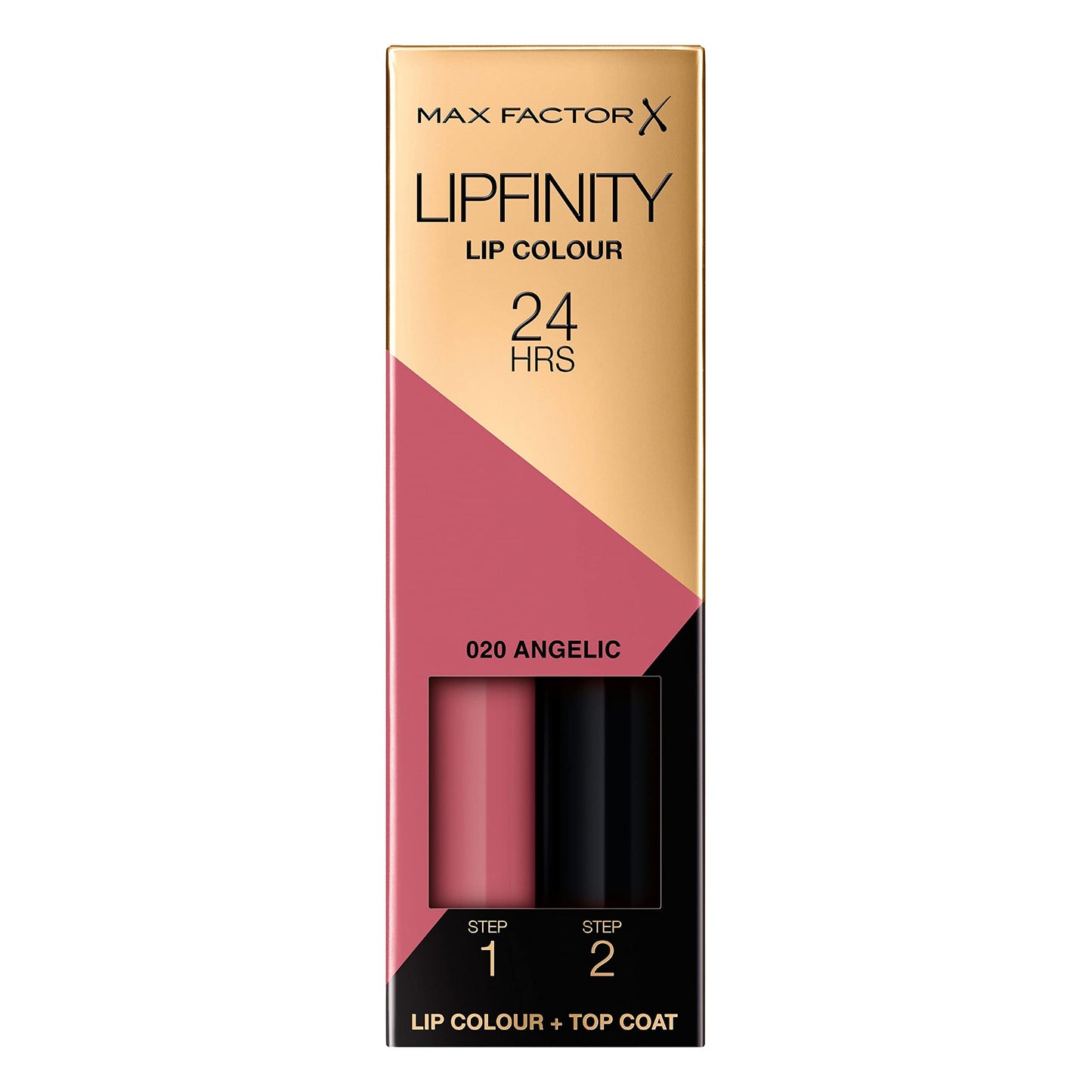 Max Factor Lipfinity Lipstick for Women, 020 Angelic, 0.14 Ounce