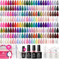 Beetles Gel Nail Polish Set - 100 Colors with Base & Top Coats