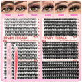 Volume Lash Clusters Kit 708pcs DIY Eyelash Extensions 8-16mm