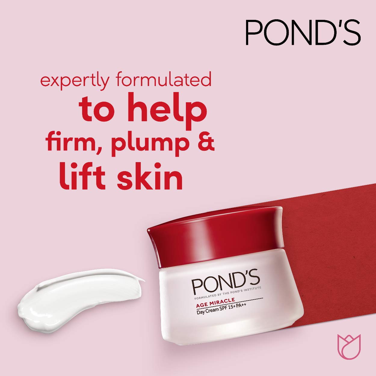 Ponds Age Miracle Day Cream, Anti Wrinkle Cream & Face Moisturizer with SPF 15, Use as a Daily Moisturizer for Face, 50 ML